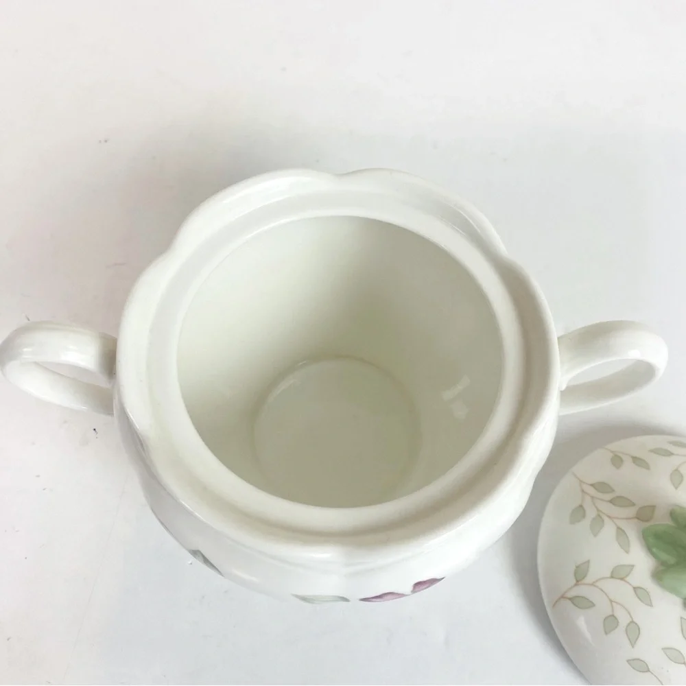 Lenox Butterfly Meadow Creamer And Sugar Bowl W/Lid